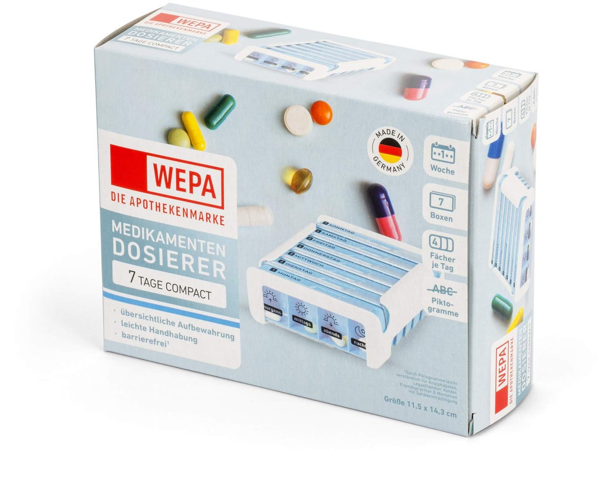 WEPA 7 Tage Compact Wochenmagazin Weiß-Blau