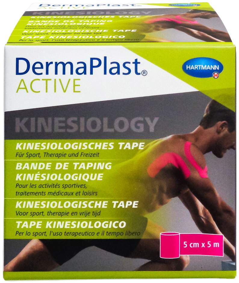Dermaplast Active Kinesiology Tape 5 cm X 5 M Pink