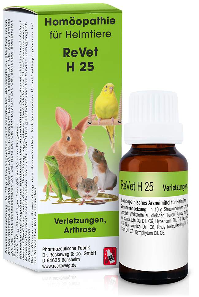 Revet H 25 Globuli F.Heimtiere 10g