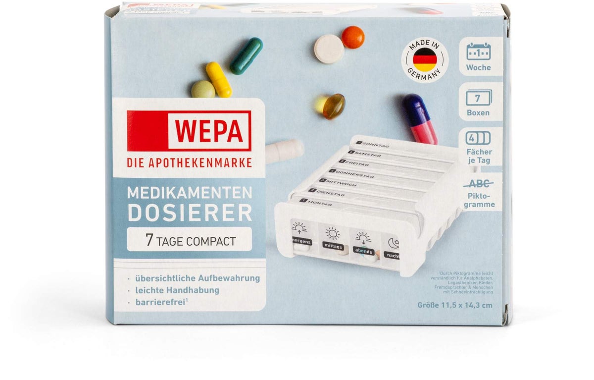 WEPA 7 Tage Compact Wochenmagazin Weiß