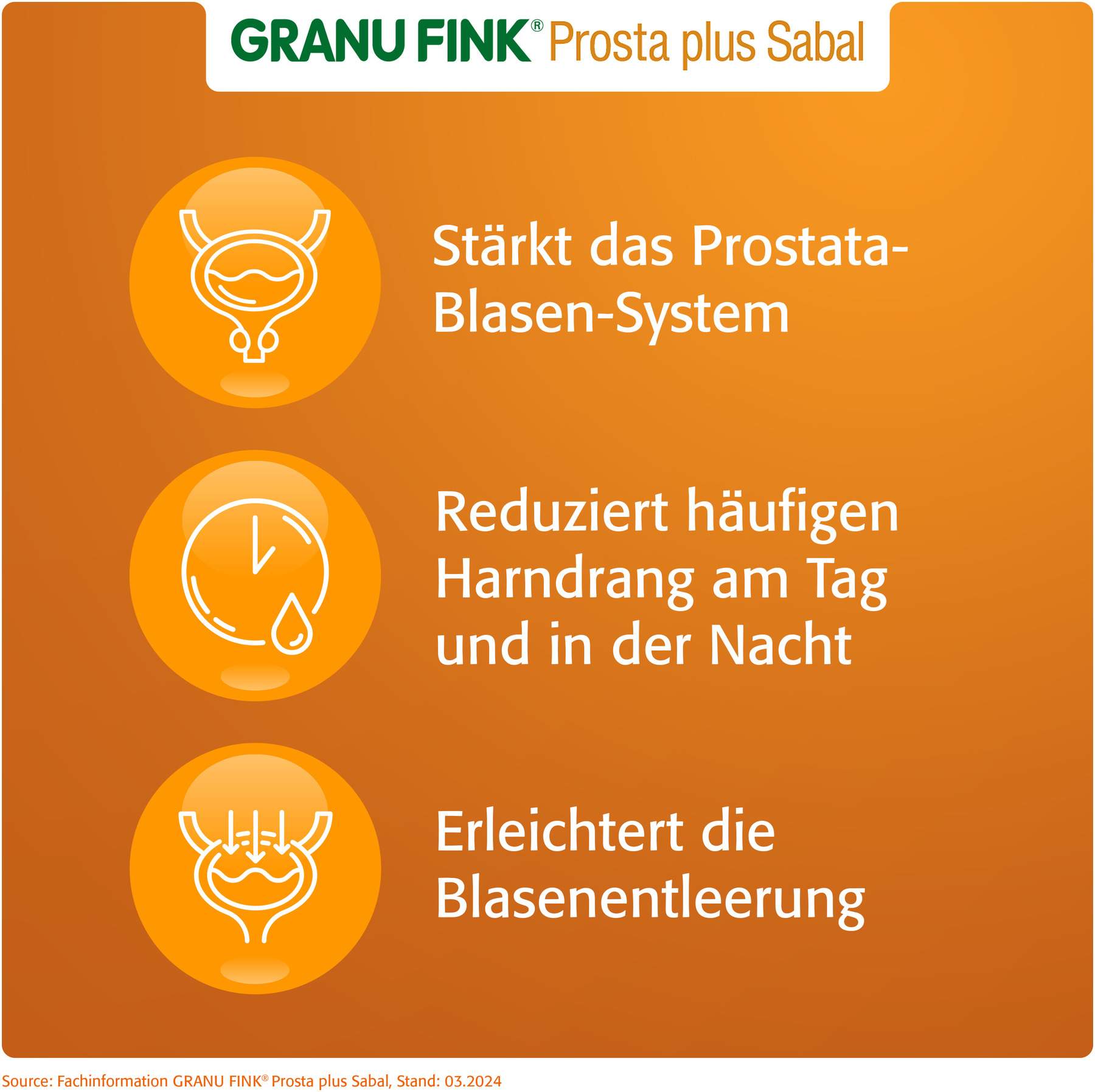 GRANU FINK Prosta plus Sabal 200 Hartkapseln
