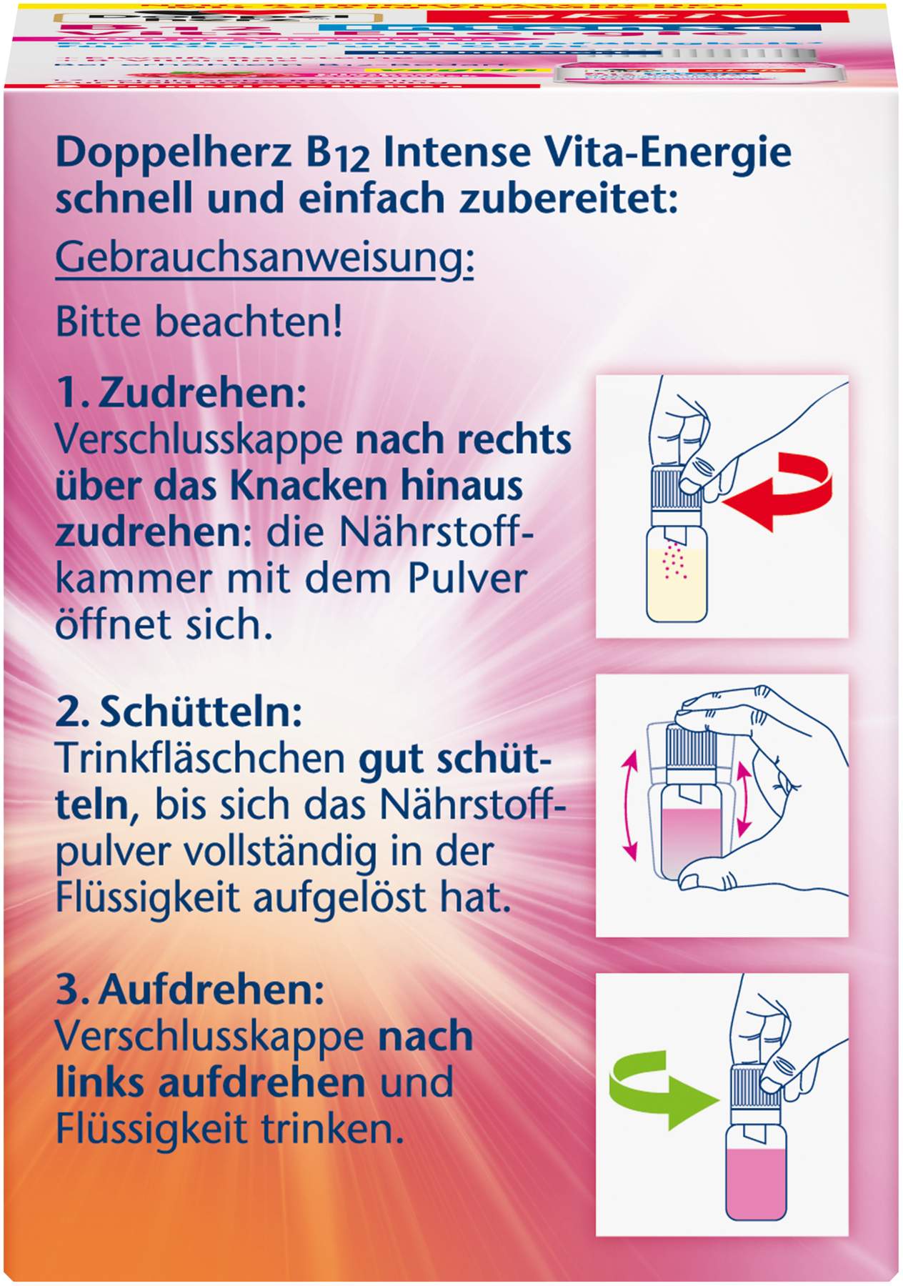 Doppelherz aktiv B12 Intense Vita-Energie 8 Trinkampullen