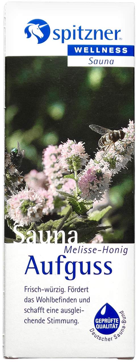 Spitzner Saunaaufguss Melisse Honig Wellness 190 ml