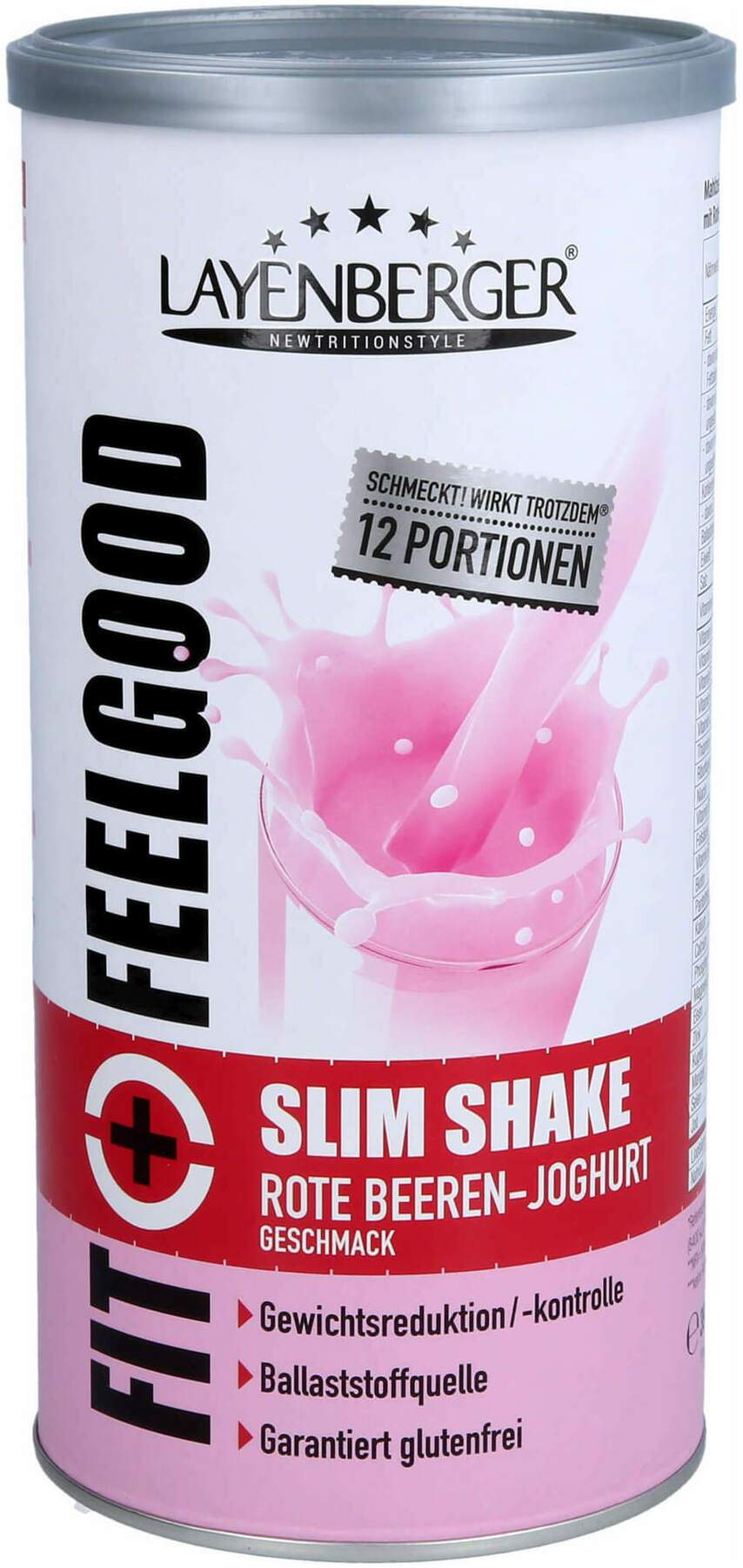 Layernberer Fit+feelgood Slim Shake Rote Beeren 396g