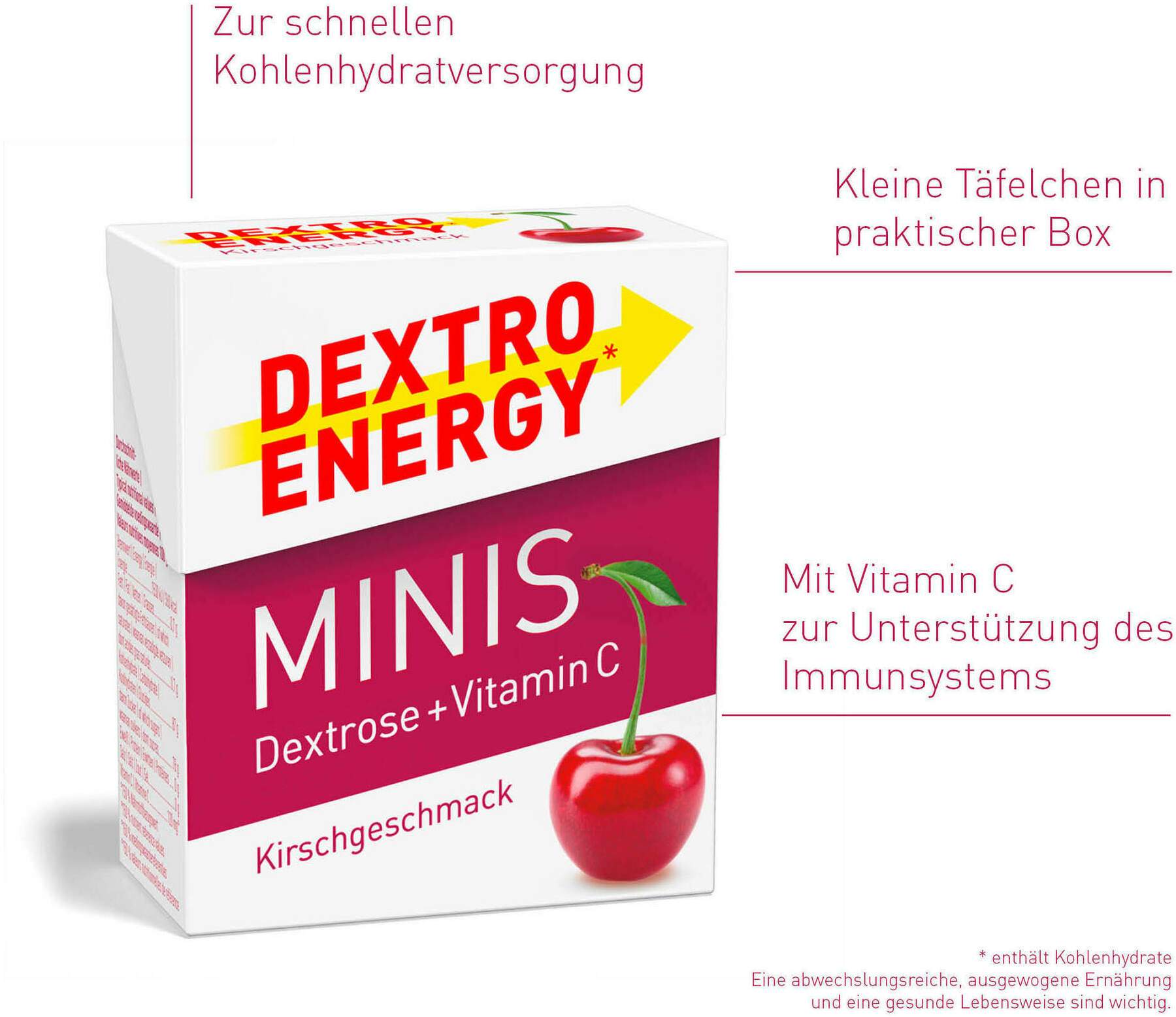 Dextro Energy Minis Kirsche 1 Packung