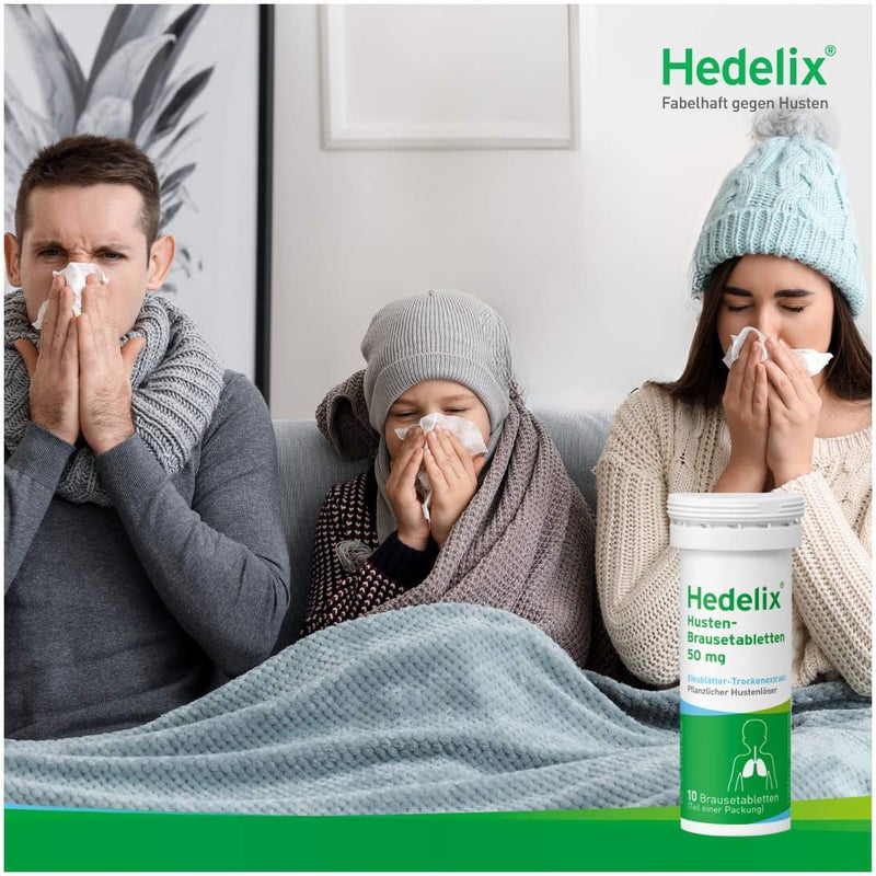 Hedelix Husten 20 Brausetabletten