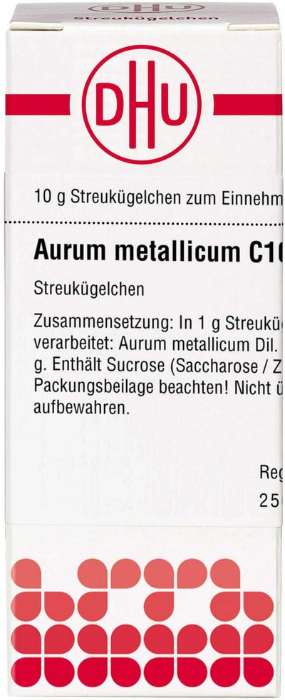 Dhu Aurum Metallicum C100 Globuli 10 G