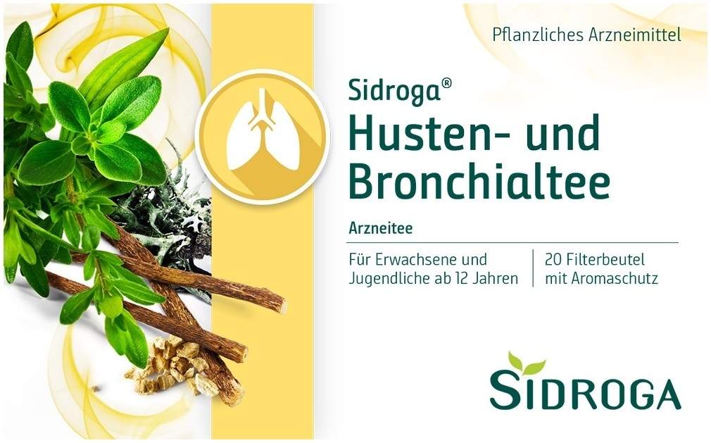 Sidroga Husten und Bronchialtee 20 Beutel