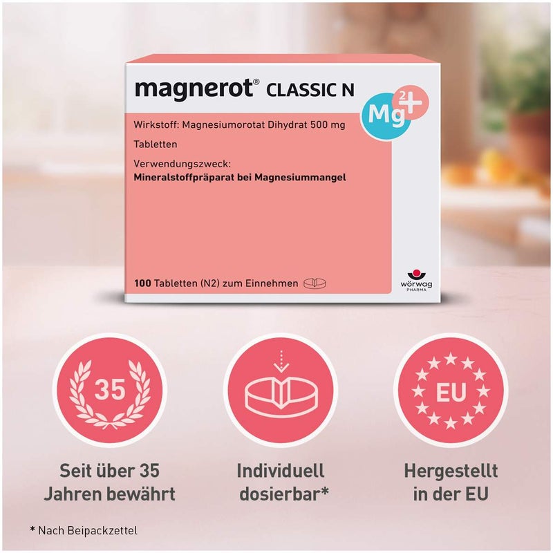 Magnerot Classic N 20 Tabletten