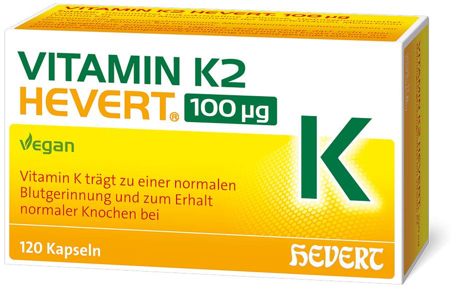 Vitamin K2 Hevert 100 µg 120 Kapseln