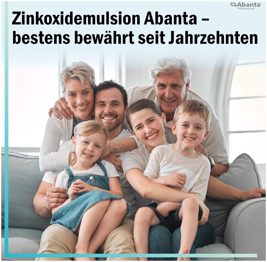 Zinkoxidemulsion Abanta 250 mg-g 50 g