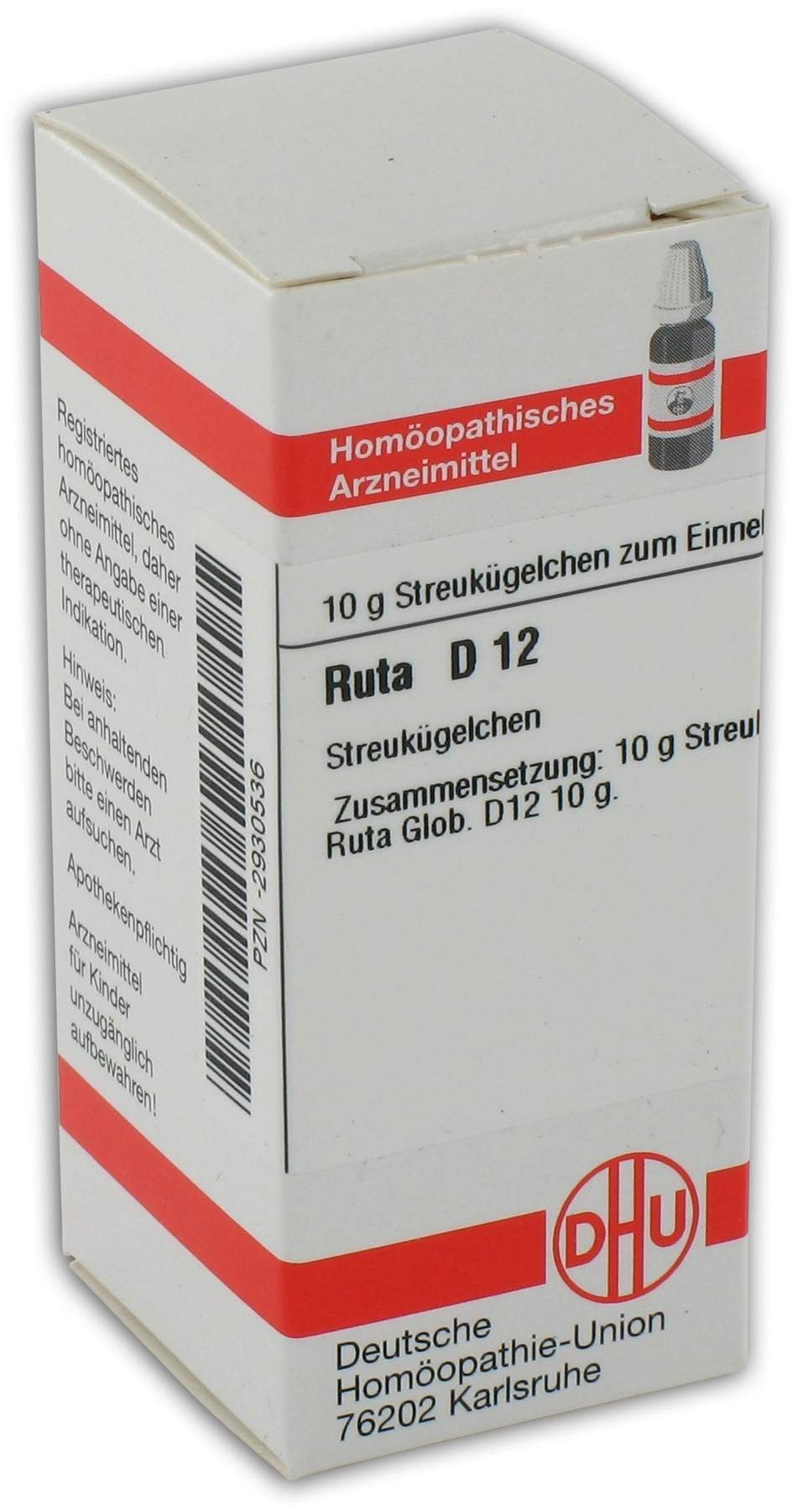 Dhu Ruta D12 Globuli 10g Globuli