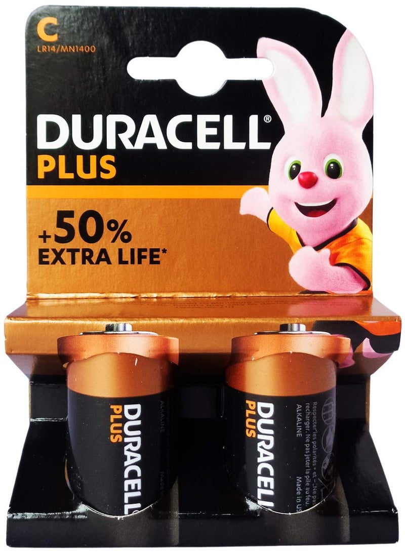 Batterien Baby Lr14c Mn1400 Duracell Plus 2 Stück