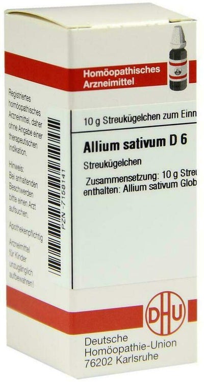 Dhu Allium Sativum D6 Globuli