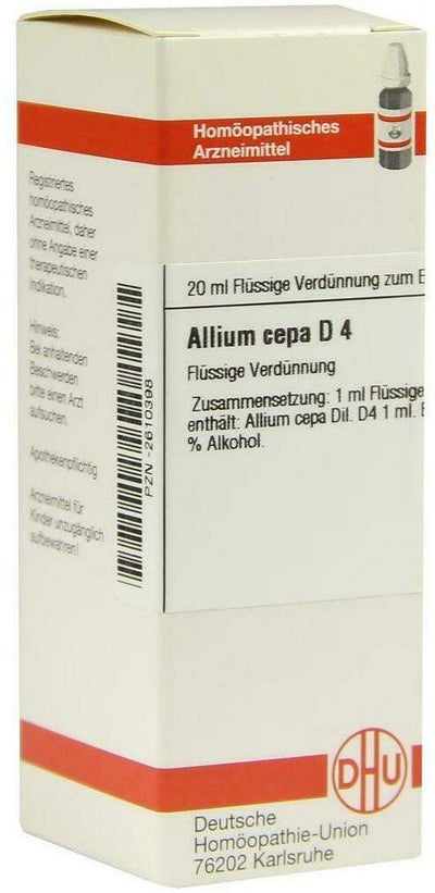 Dhu Allium Cepa D4 20 ml Dilution