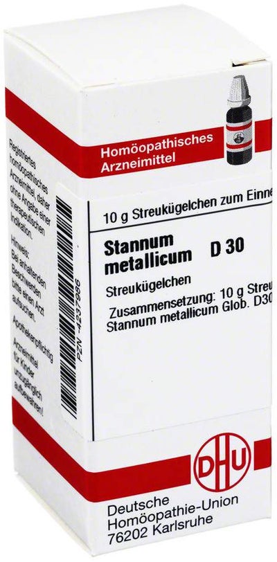 Dhu Stannum Metallicum D30 10 G Globuli