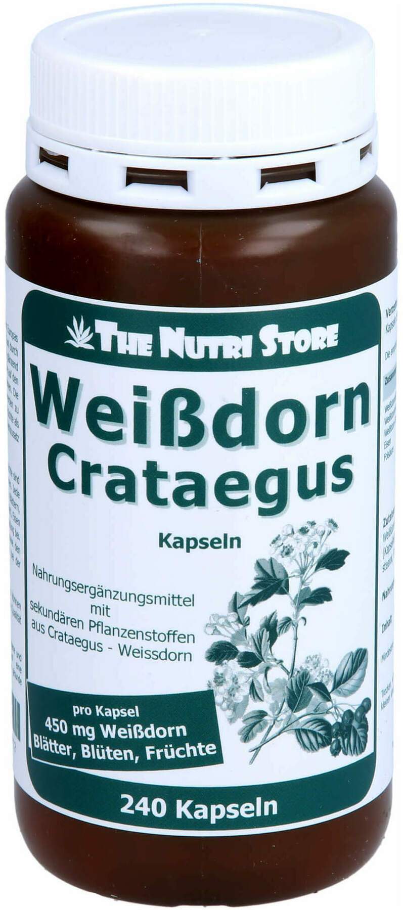 Weissdorn 500 mg 240 Kapseln
