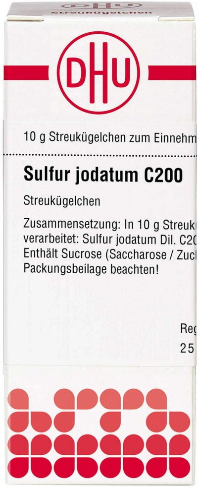 Dhu Sulfur Jodatum C200 10 G Globuli