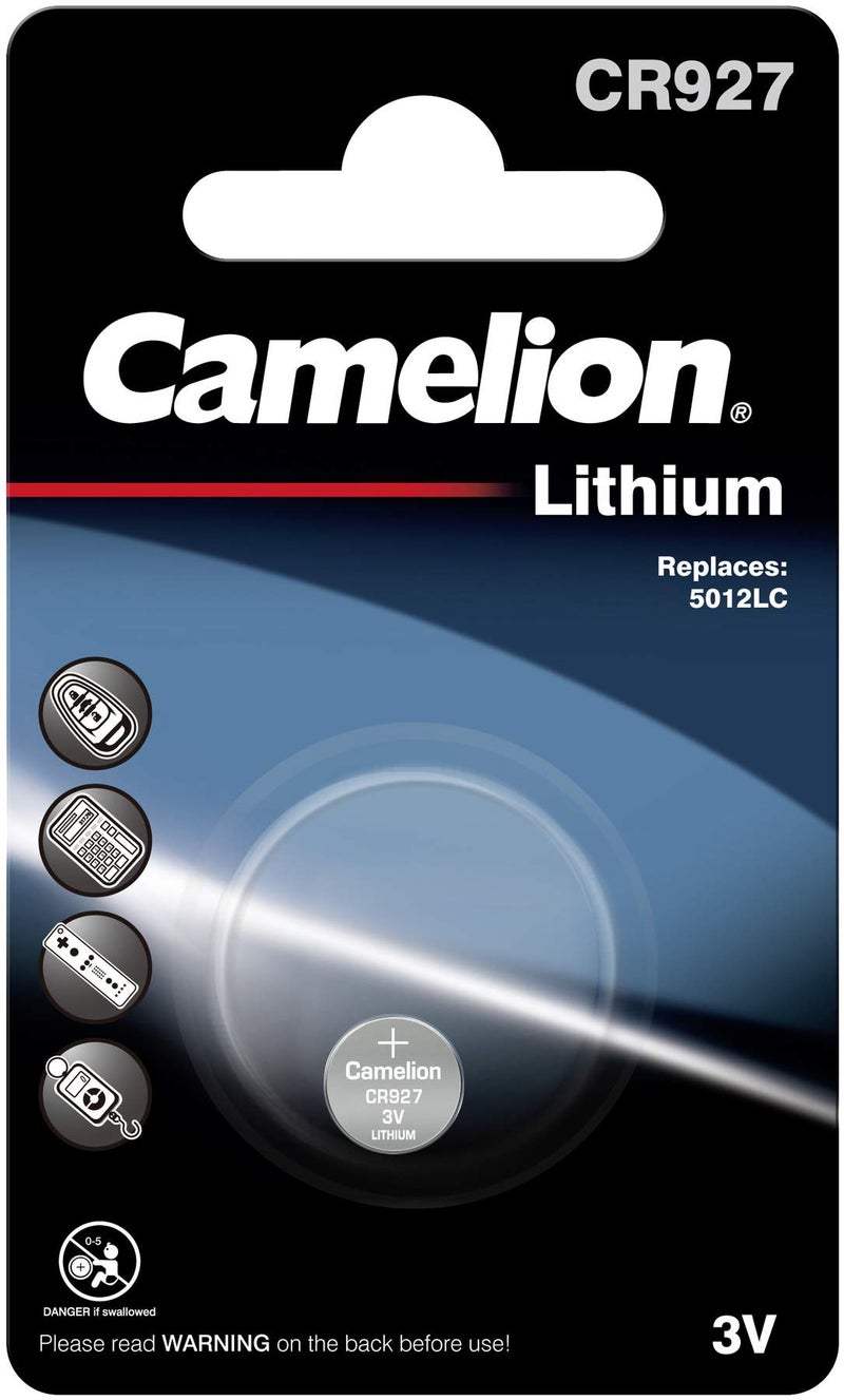 Camelion Lithium Knopfzelle CR927 3V  1 Stück