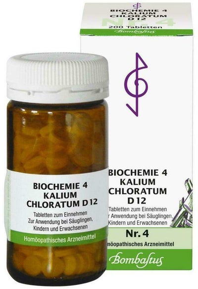 Biochemie Bombastus 4 Kalium Chloratum D 12 200 Tabletten