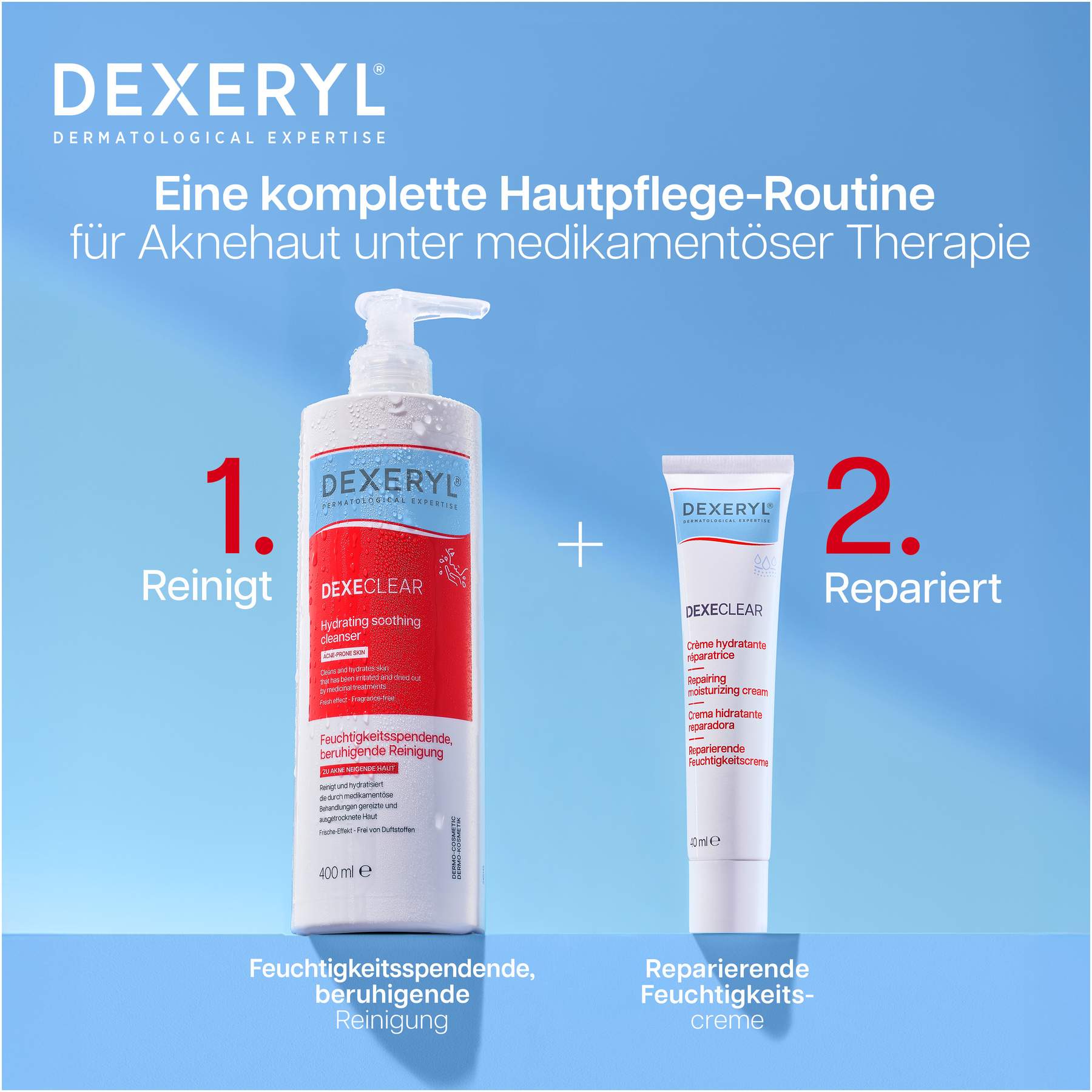 Dexeryl Dexeclear reparierende Feuchtigkeitscreme 40 ml