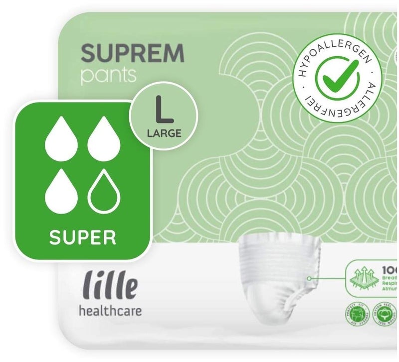 Suprem Pants Super Größe L 14 Stück