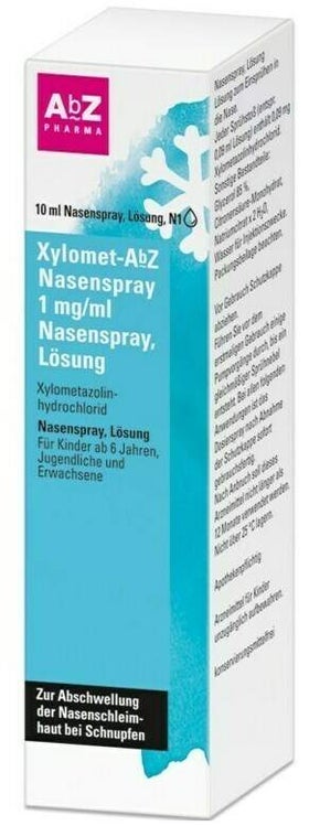 Xylomet AbZ 1 mg je ml Nasenspray 10 ml