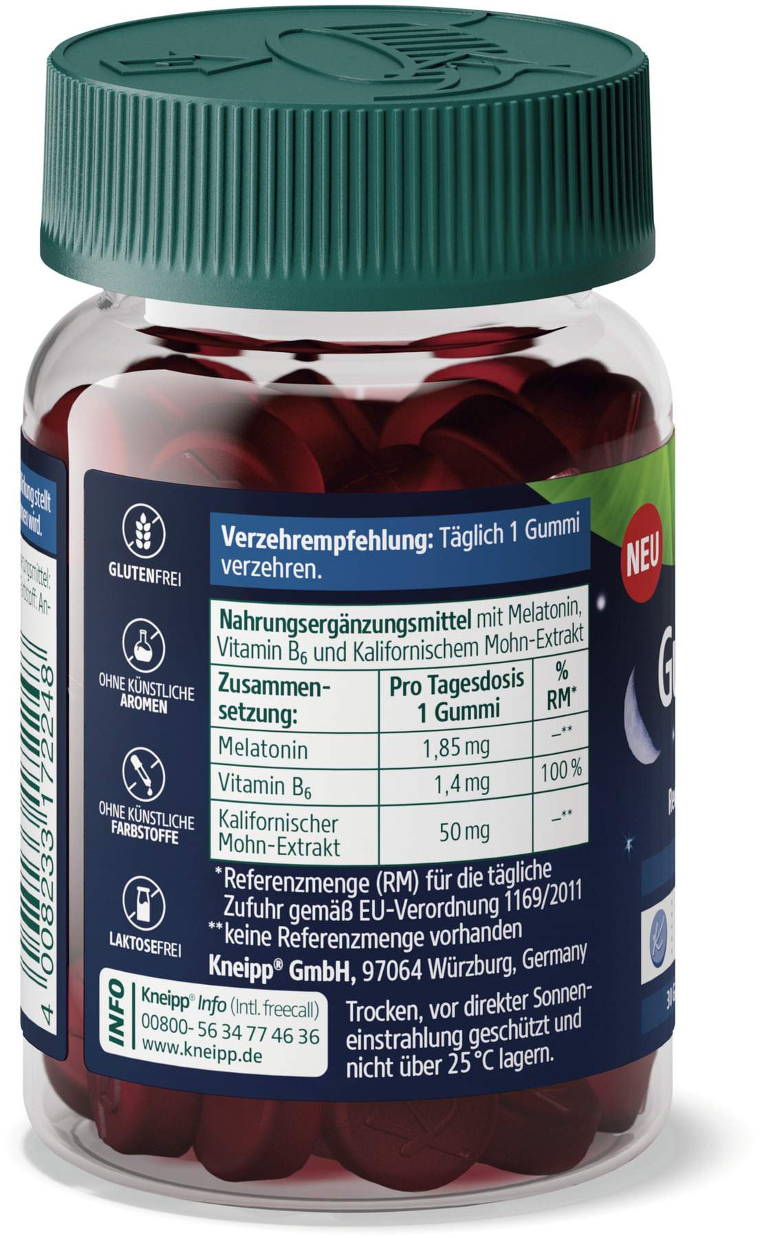 Kneipp Gute Nacht Melatonin Gummies 30 Stück