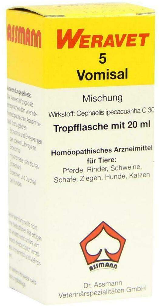 Vomisal 5 vet. 20 ml Tropfen