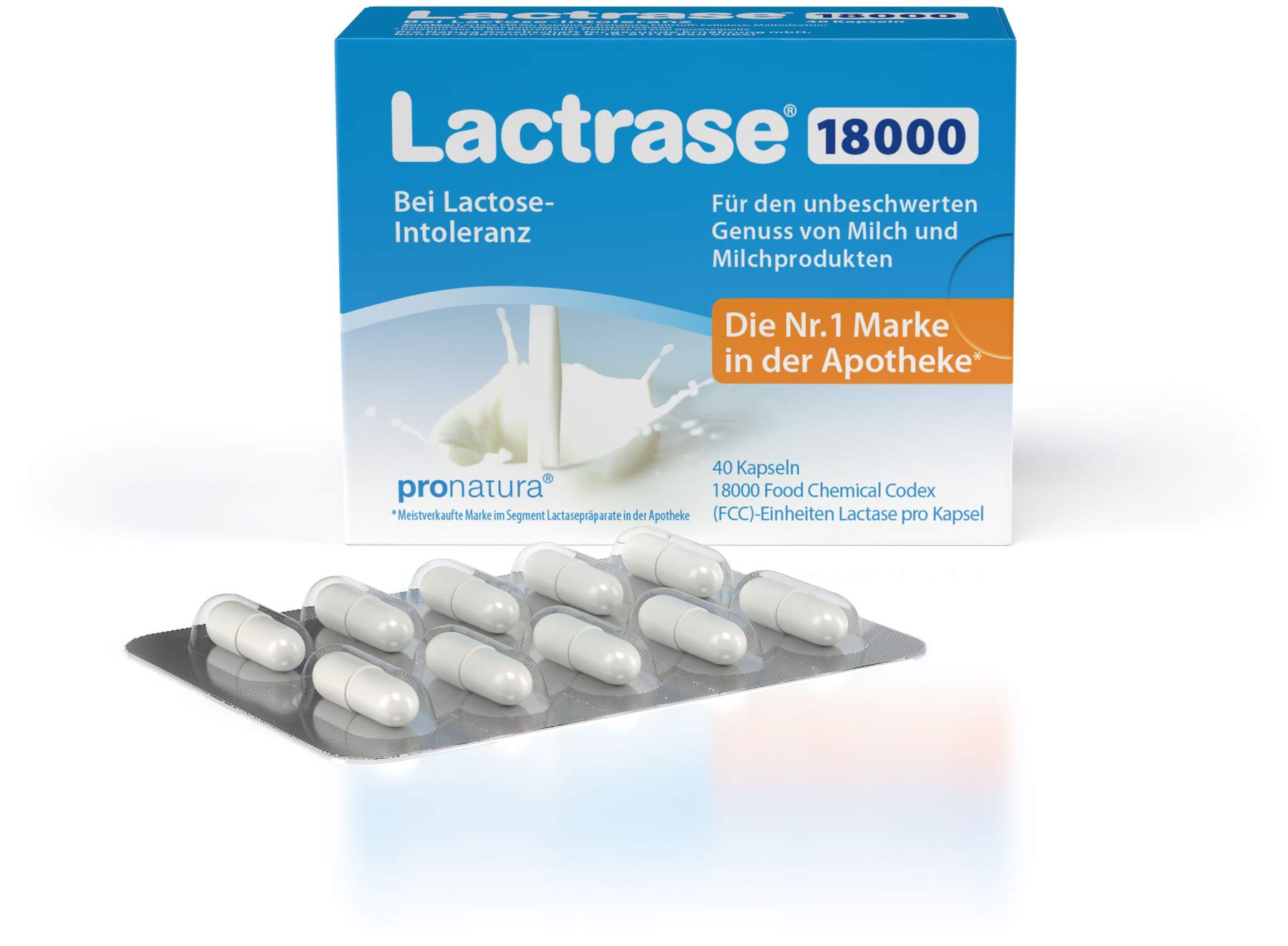 Lactrase 18.000 Fcc 40 Kapseln
