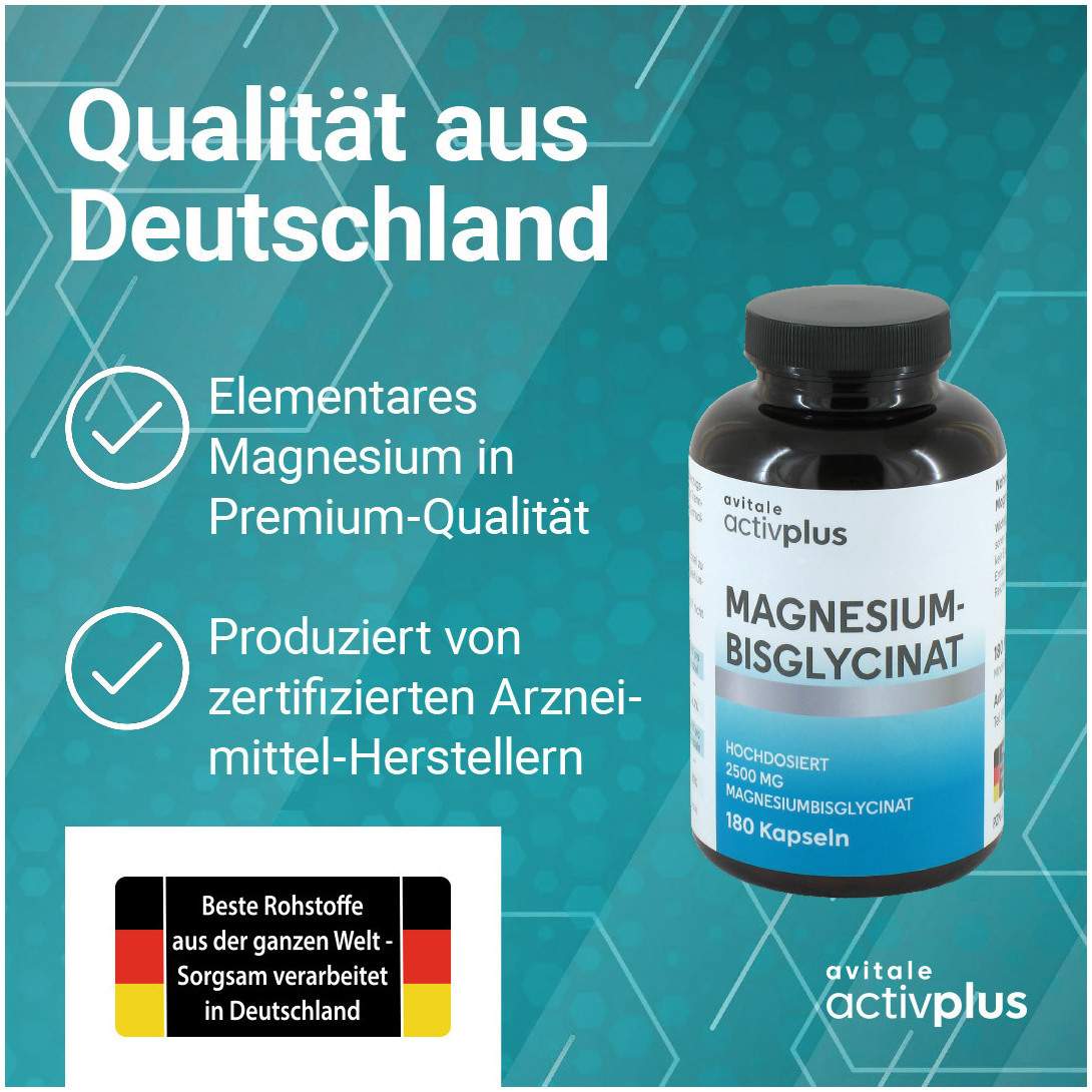 Activplus Magnesiumbisglycinat 300 mg 180 Kapseln