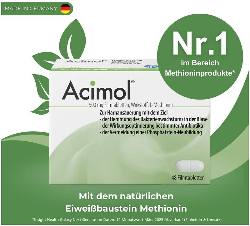 Acimol Mit Ph Teststreifen 48 Filmtabletten
