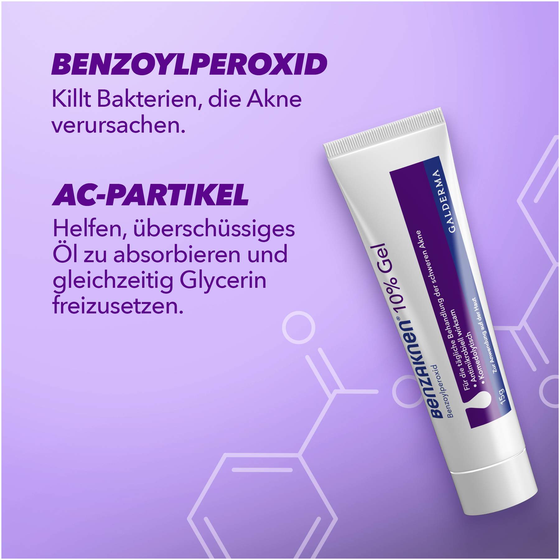 Benzaknen 10% Gel 2 x 60 g