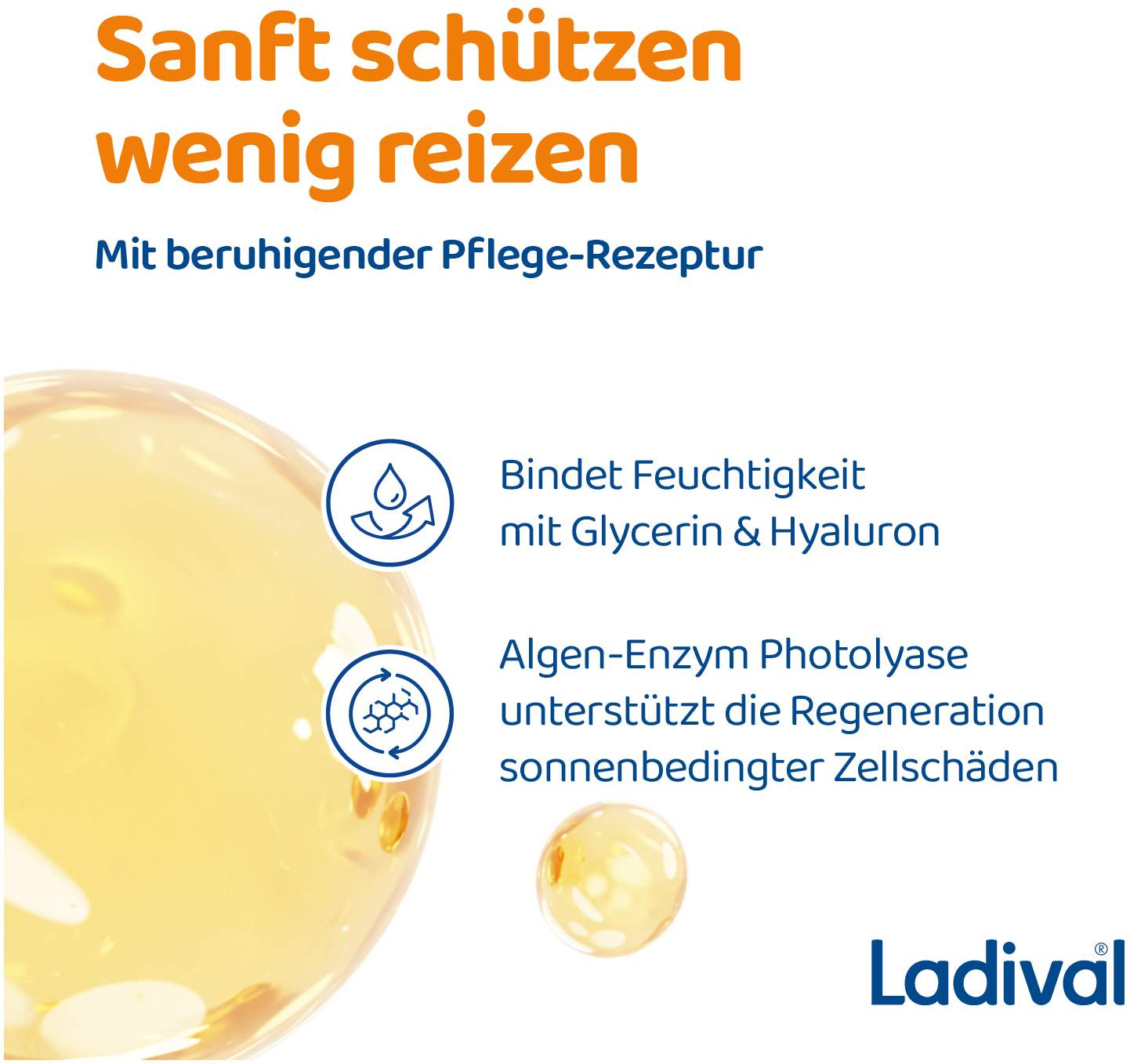 Ladival empfindliche und normale Haut Sonnenschutz-Lotion Gesicht LSF 50+ 50 ml