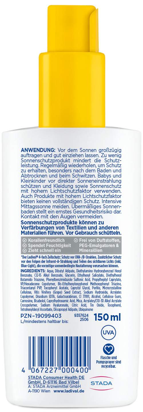 Ladival trockene Haut Sonnenschutz LSF 50+ 150 ml