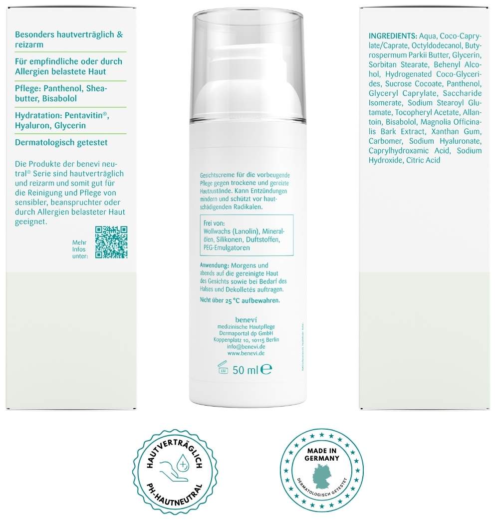 Benevi Neutral Gesichtscreme 50 ml