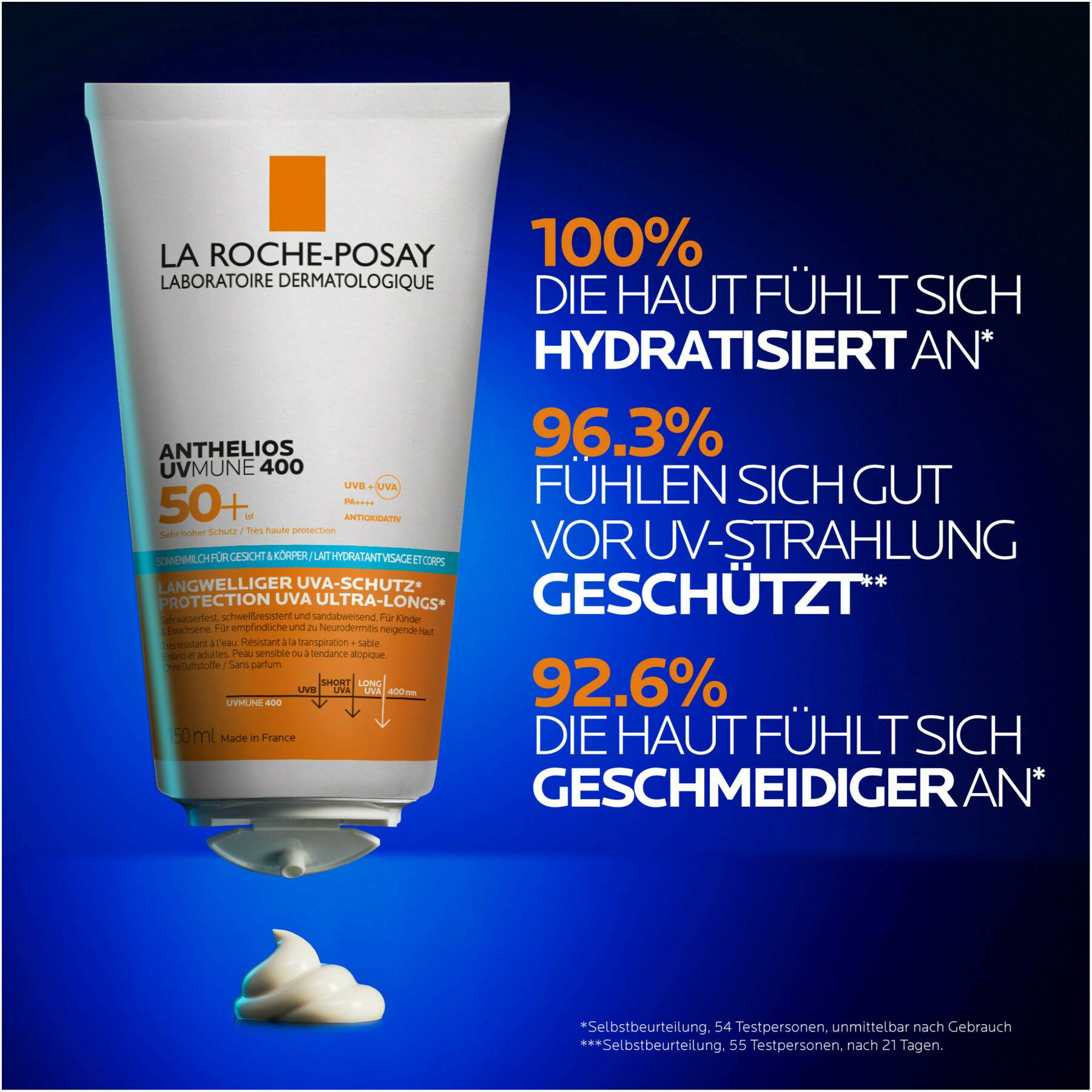 La Roche Posay Anthelios Körper + Gesicht LSF 50 150 ml Milch