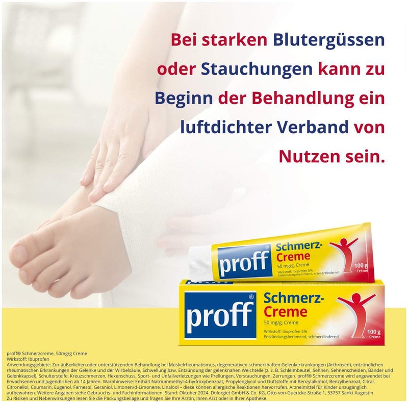 Proff Schmerzcreme 5% 100 g