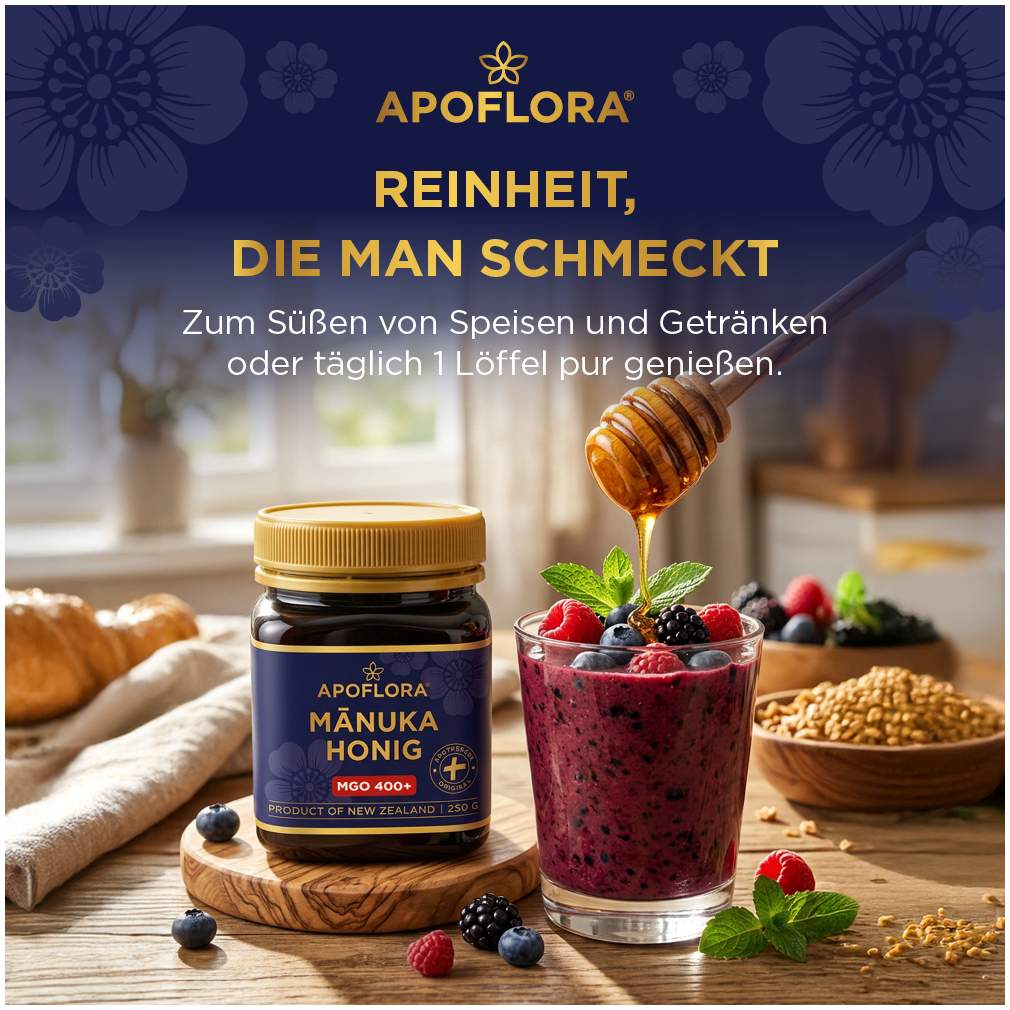 Manuka Apoflora Honig MGO 400+ 250g