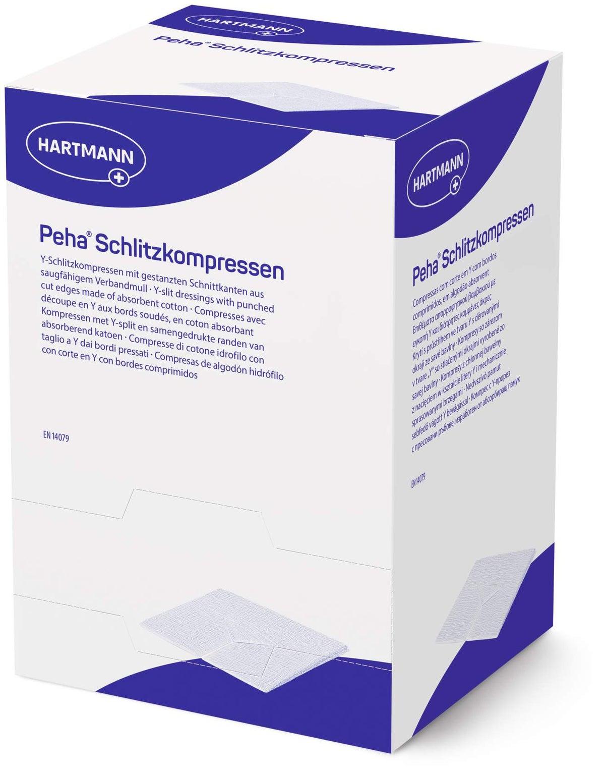 Peha  Schlitzkompressen 10 cm X 10 cm 50 X 2 Stück