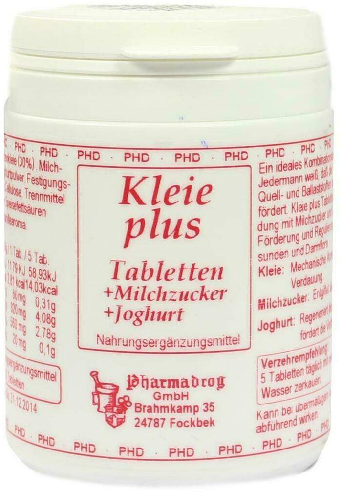 Kleie Plus Weizenkleie Tabletten