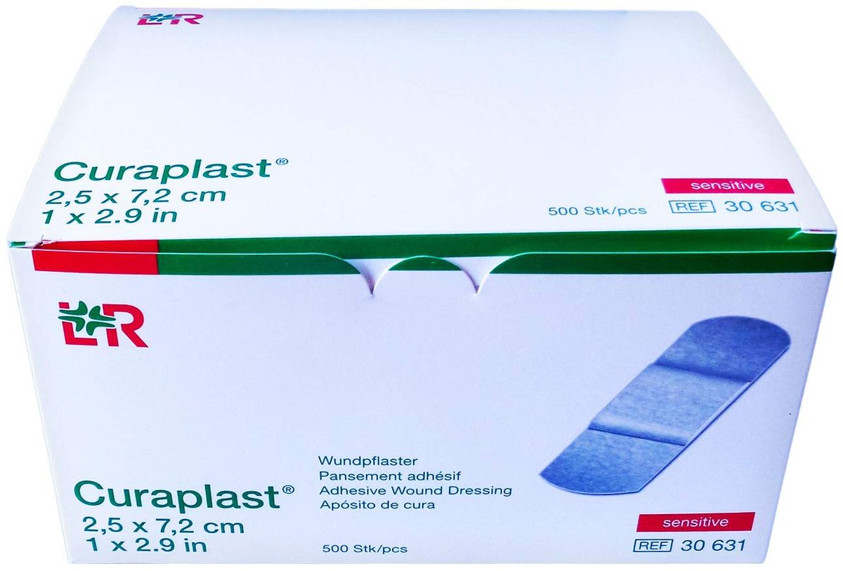 Curaplast Strips Sensitiv 2,5 X 7,2 cm  500 Pflaster