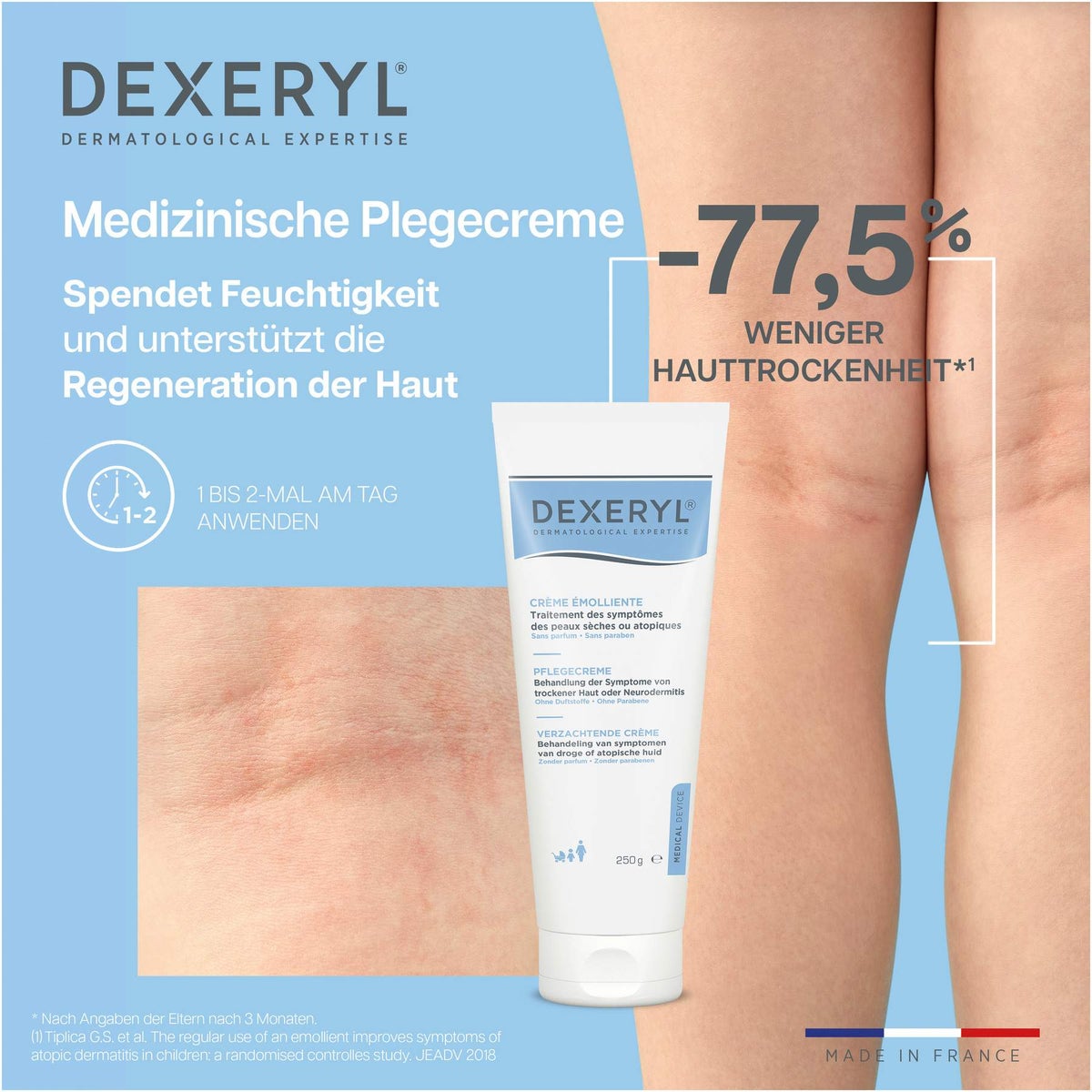 Dexeryl Pflegecreme 250 g