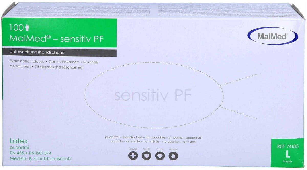 Maimed Sensitiv Pf Unt.Handsch.Unster.Latex Gr.L 1