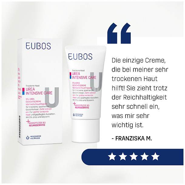 Eubos Trockene Haut Urea 5% Handcreme 75 ml Creme