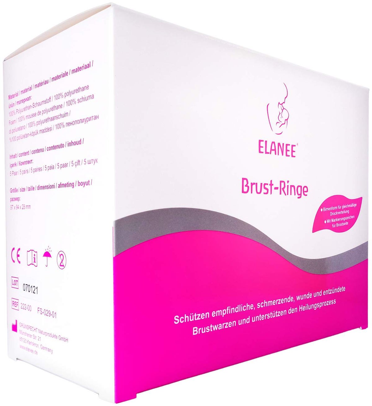 Elanee Brust-Ringe 10 Stück