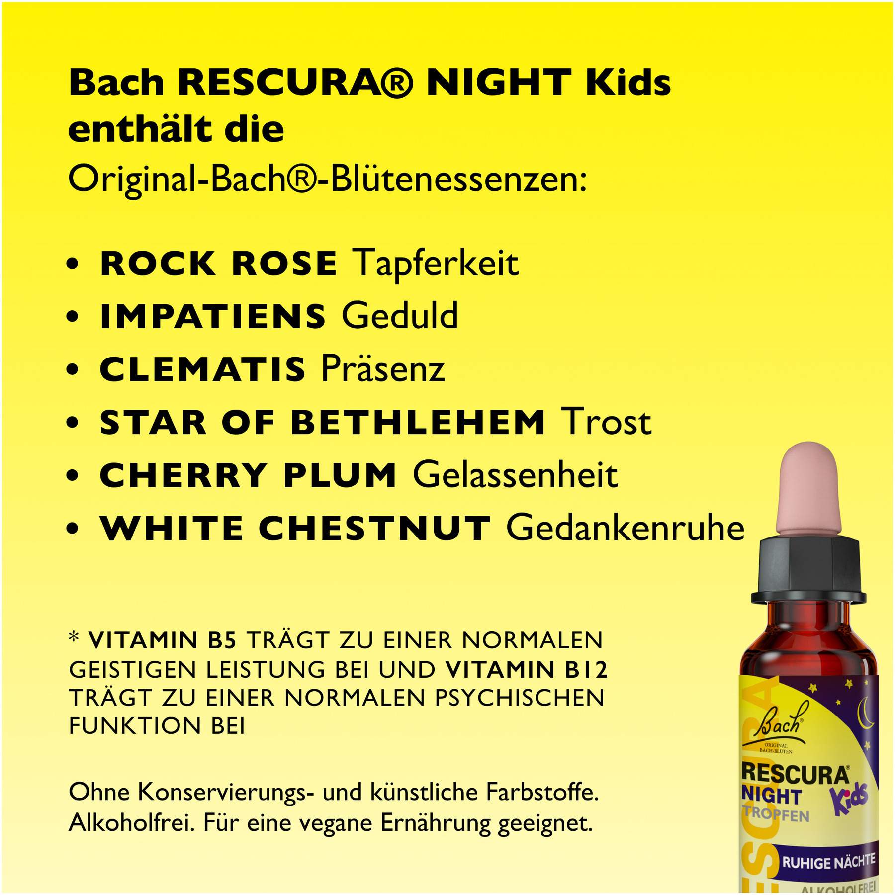 Bach Original Rescura Kids Night alkoholfrei 10 ml Tropfen