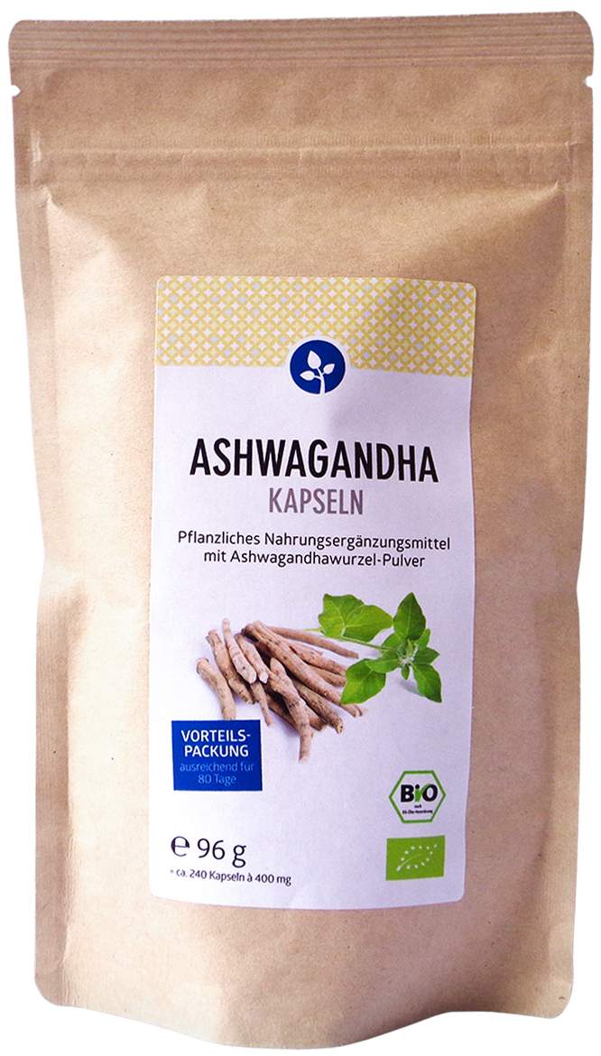 Ashwagandha 300 mg Bio Kapseln Vegan 240 Stück