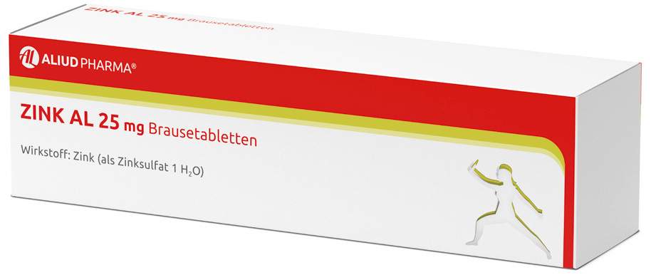 Zink Al 25 mg Brausetabletten 40 Brausetabletten