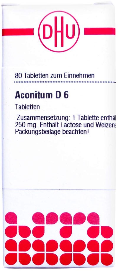 Dhu Aconitum D6 80 Tabletten